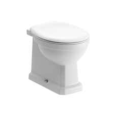 Blagdon Back To Wall WC & Satin White Soft Close Toilet Seat